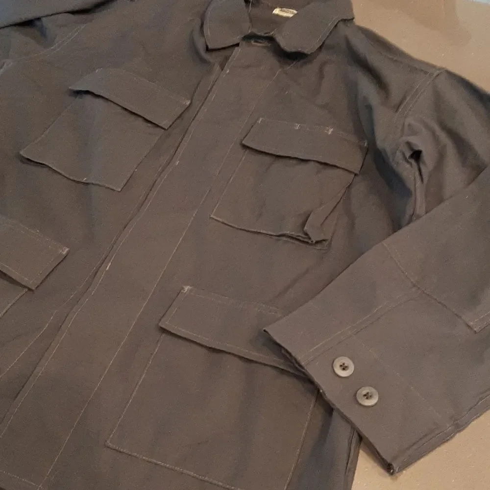 Doomsday Prepper Dark Gray Shirt Jacket - Picture 5 of 8